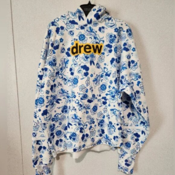 Drew House Blue Danube Deconstructed Hoodie Medium Secret - Picture 1 of 6